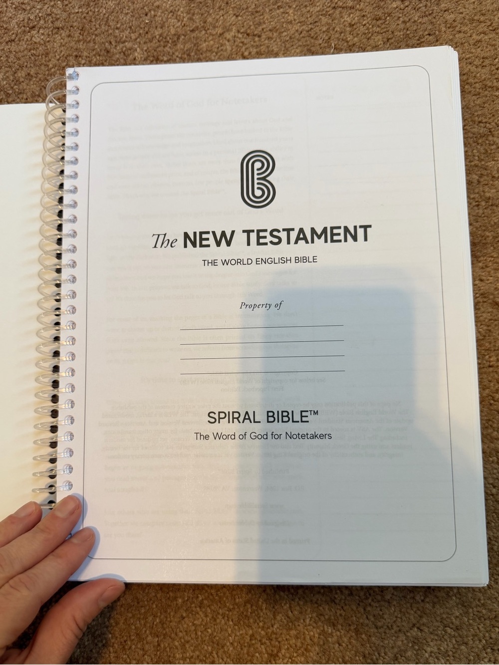 Bible Study Notebook - Picture 2 of 5